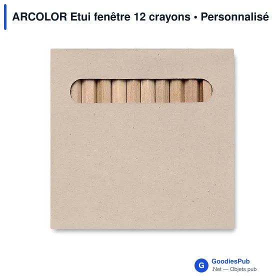 ARCOLOR Etui fenêtre 12 crayons - Image 2