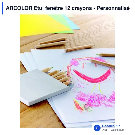 ARCOLOR Etui fenêtre 12 crayons - Image 3