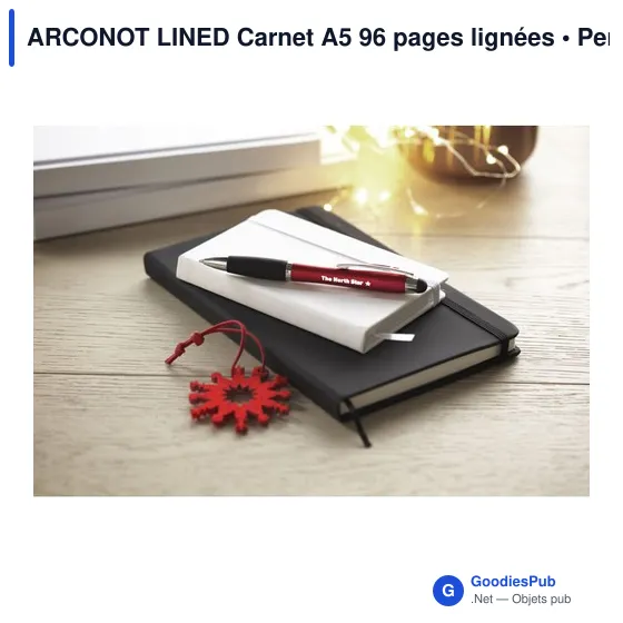 ARCONOT LINED Carnet A5 96 pages lignées - Image 4
