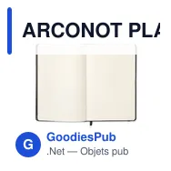ARCONOT PLAIN Bloc-notes A5 - Miniature 10