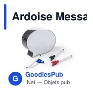Ardoise Message Nathan personnalisable avec logo pour entreprise - Miniature 1