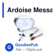Ardoise Message Nathan personnalisable avec logo pour entreprise - Miniature 3