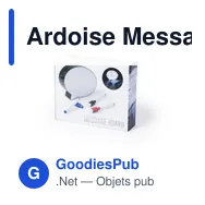Ardoise Message Nathan personnalisable avec logo pour entreprise - Miniature 4