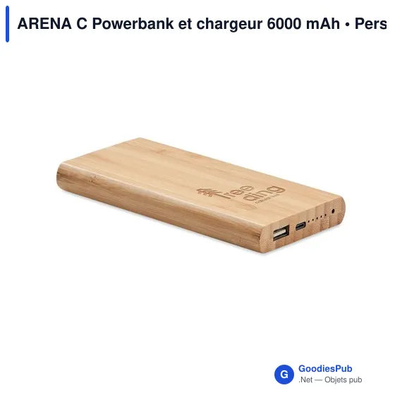 ARENA C Powerbank et chargeur 6000 mAh - Image 4