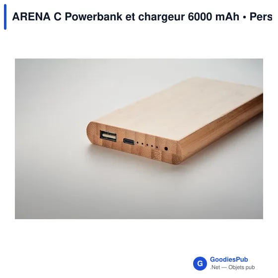 ARENA C Powerbank et chargeur 6000 mAh - Image 5