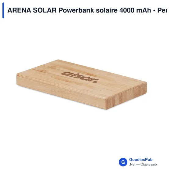 ARENA SOLAR Powerbank solaire 4000 mAh - Image 5