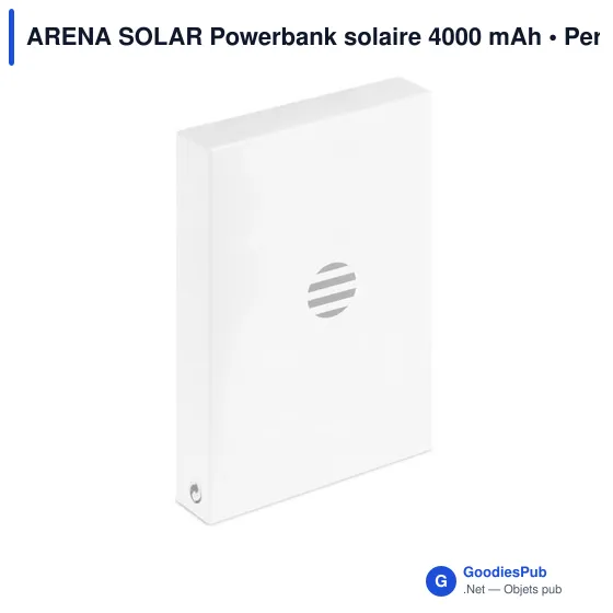 ARENA SOLAR Powerbank solaire 4000 mAh - Image 7