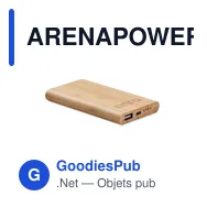 ARENAPOWER C Powerbank bambou de 4000 mAh - Miniature 3