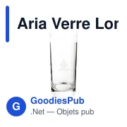 Verre à long drink personnalisable Aria - Logo bienvenu - Miniature 2