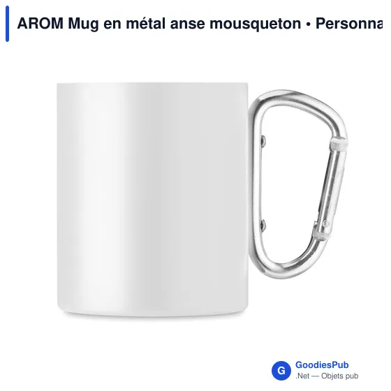 AROM Mug en métal anse mousqueton - Image 2