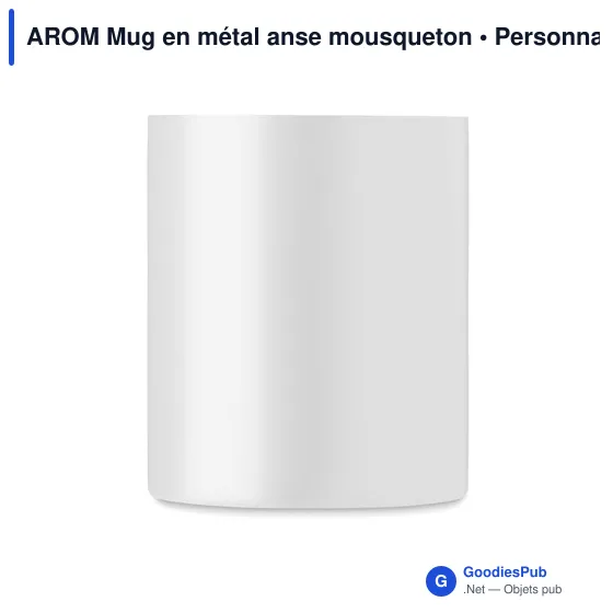AROM Mug en métal anse mousqueton - Image 3