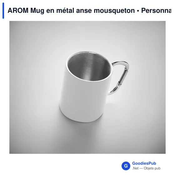 AROM Mug en métal anse mousqueton - Image 4