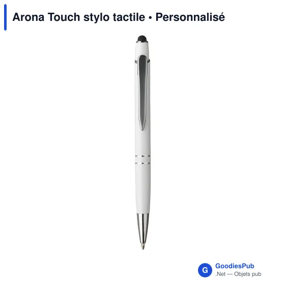 Stylo tactile personnalisable Arona Touch avec logo - Image 3