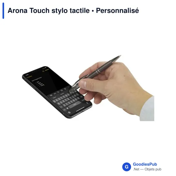 Stylo tactile personnalisable Arona Touch avec logo - Image 4