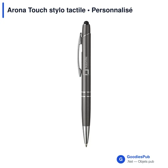 Stylo tactile personnalisable Arona Touch avec logo - Image 5