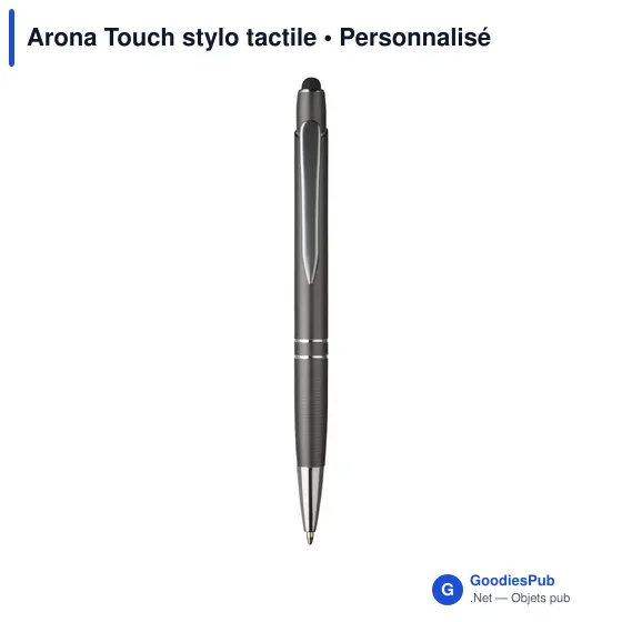 Stylo tactile personnalisable Arona Touch avec logo - Image 6