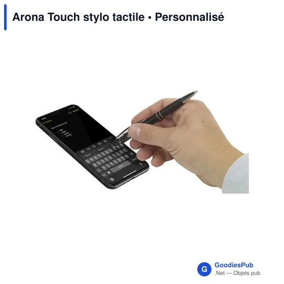 Stylo tactile personnalisable Arona Touch avec logo - Image 8