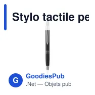 Stylo tactile personnalisable Arona Touch avec logo - Miniature 9