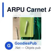 ARPU Carnet A5 ligné en PU recyclé - Miniature 11
