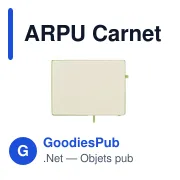 ARPU Carnet A5 ligné en PU recyclé - Miniature 6
