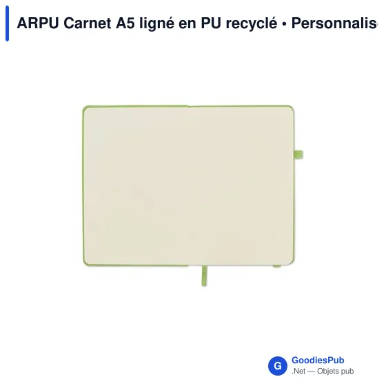 ARPU Carnet A5 ligné en PU recyclé - Image 6