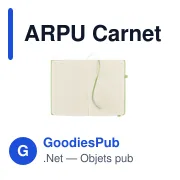ARPU Carnet A5 ligné en PU recyclé - Miniature 7
