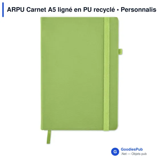 ARPU Carnet A5 ligné en PU recyclé - Image 8