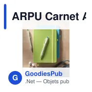 ARPU Carnet A5 ligné en PU recyclé - Miniature 10