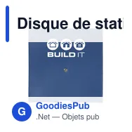 Disque de stationnement personnalisable avec logo - Arrivee - Miniature 2