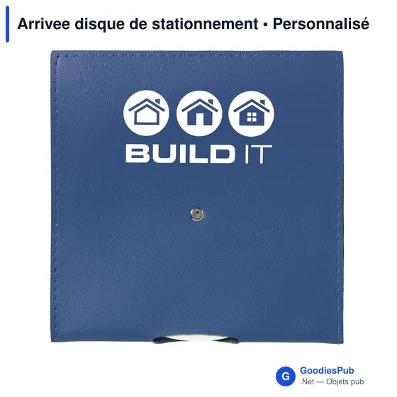 Disque de stationnement personnalisable avec logo - Arrivee - Image 2