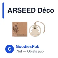 ARSEED Décoration en forme d'arbre - Miniature 1