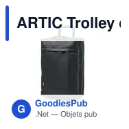ARTIC Trolley en RPET 600D - Miniature 3