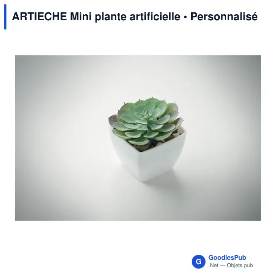 Mini plante artificielle personnalisable ARTIECHE avec logo - Image 5