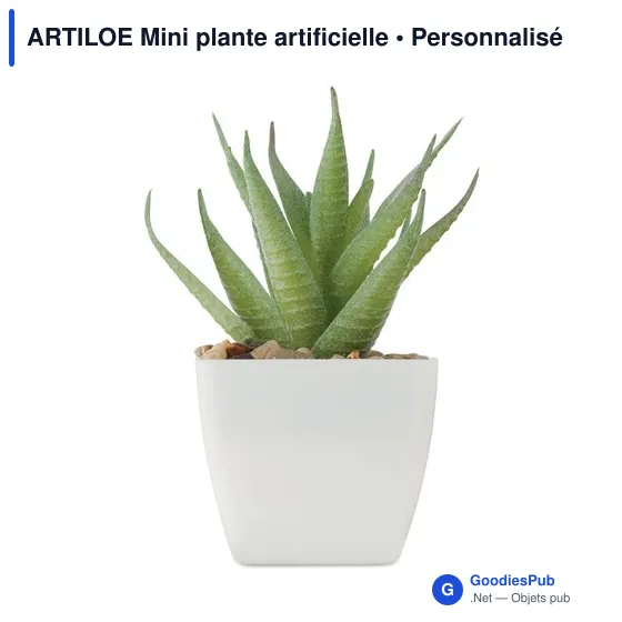 Mini plante artificielle personnalisable ARTILOE pour décoration d'intérieuravec logo - Image 2