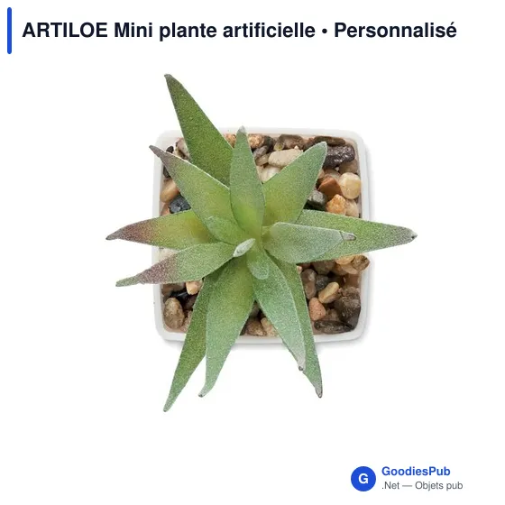 Mini plante artificielle personnalisable ARTILOE pour décoration d'intérieuravec logo - Image 3