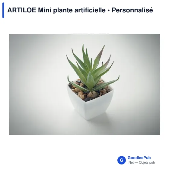 Mini plante artificielle personnalisable ARTILOE pour décoration d'intérieuravec logo - Image 4