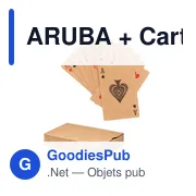 ARUBA + Cartes à jouer papier recyclé - Miniature 1