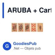 ARUBA + Cartes à jouer papier recyclé - Miniature 7