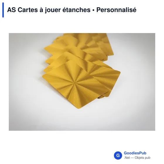 Jeu de cartes personnalisable étanche avec logo - AS Cartes à jouer - Image 3