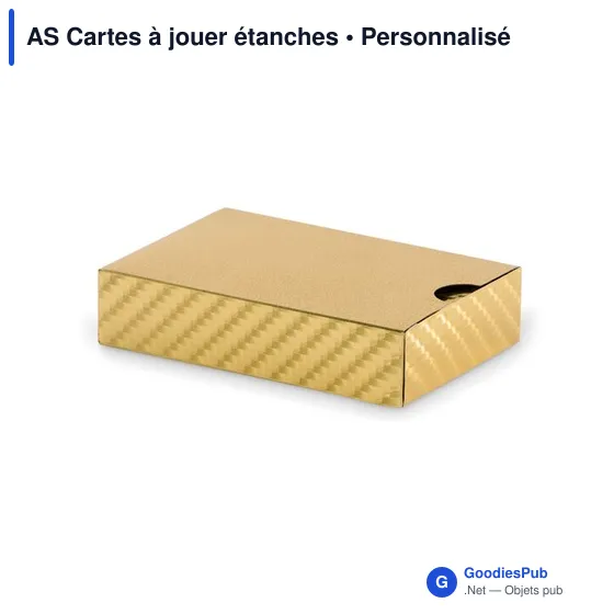Jeu de cartes personnalisable étanche avec logo - AS Cartes à jouer - Image 4