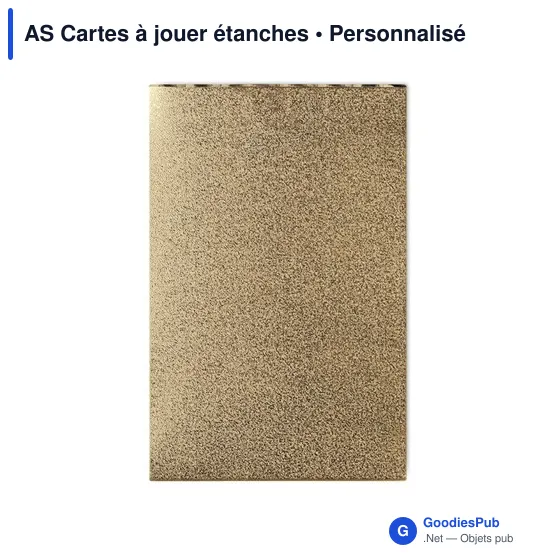 Jeu de cartes personnalisable étanche avec logo - AS Cartes à jouer - Image 5
