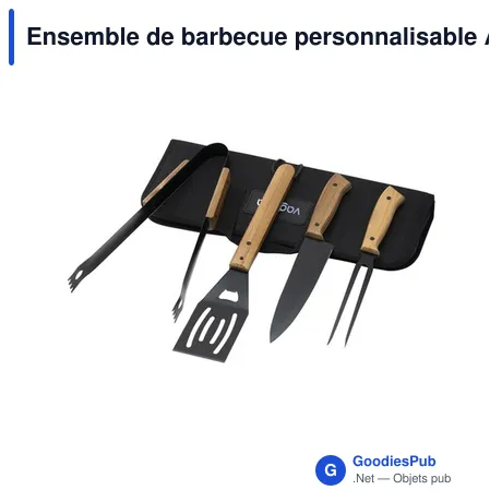 Ensemble de barbecue personnalisable Asado BBQ-Set avec logo