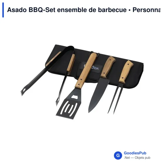 Ensemble de barbecue personnalisable Asado BBQ-Set avec logo - Image 1