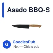 Ensemble de barbecue personnalisable Asado BBQ-Set avec logo - Miniature 3