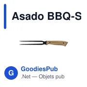 Ensemble de barbecue personnalisable Asado BBQ-Set avec logo - Miniature 4