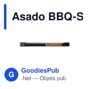 Ensemble de barbecue personnalisable Asado BBQ-Set avec logo - Miniature 5