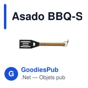 Ensemble de barbecue personnalisable Asado BBQ-Set avec logo - Miniature 6