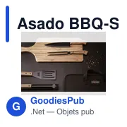 Ensemble de barbecue personnalisable Asado BBQ-Set avec logo - Miniature 7