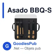 Ensemble de barbecue personnalisable Asado BBQ-Set avec logo - Miniature 8