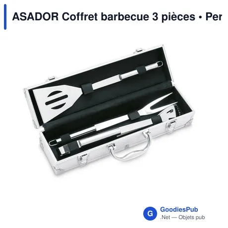 ASADOR Coffret barbecue 3 pièces